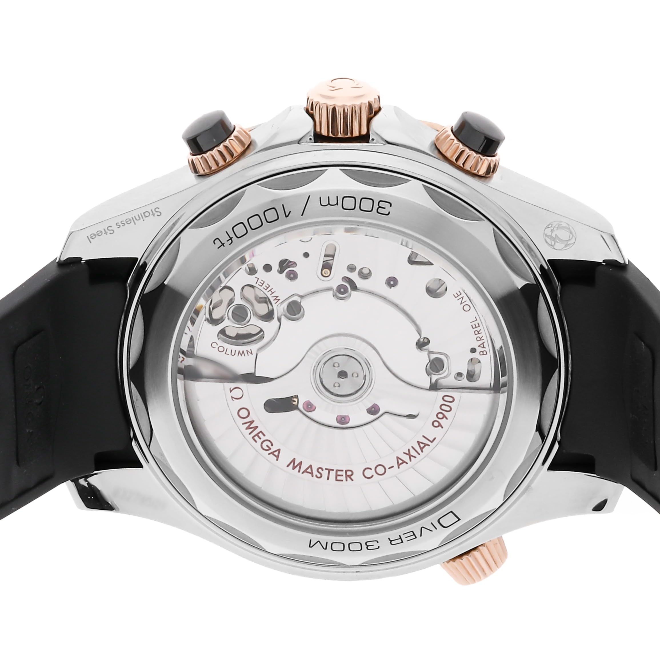 Omega Seamaster Diver 300m Co-Axial Master Chronograph Automatic Chronometer Black Dial Men's Watch 210.22.44.51.01.001