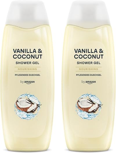 by Amazon Vanilla & Coconut Shower Gel 2 x 500ml