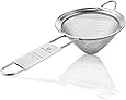 Fine Mesh Sieve Strainer Stainless Steel Cocktail Strainer Food Strainers Tea Strainer Coffee Strainer with Long Handle for Double Straining Utensil 3.3 inch by Homestia