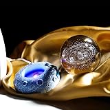 Movdyka 6cm 2.36in 3D Solar System Crystal Ball Base Lights Gift view 5