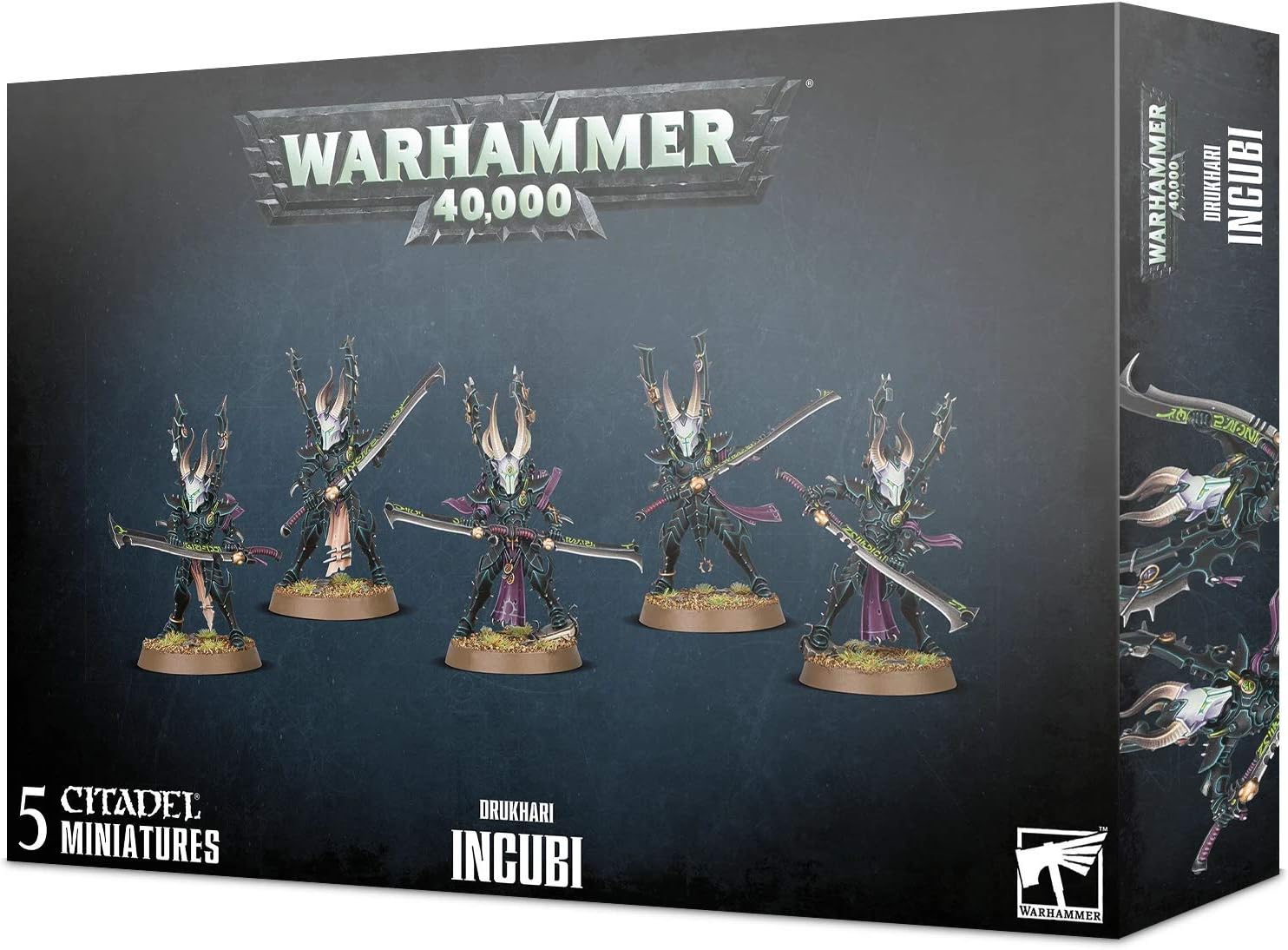 Games Workshop - Warhammer 40,000 - Drukhari Incubi, Black, 9 inches (L) x 1.25 inches (W) x 6 inches (H)