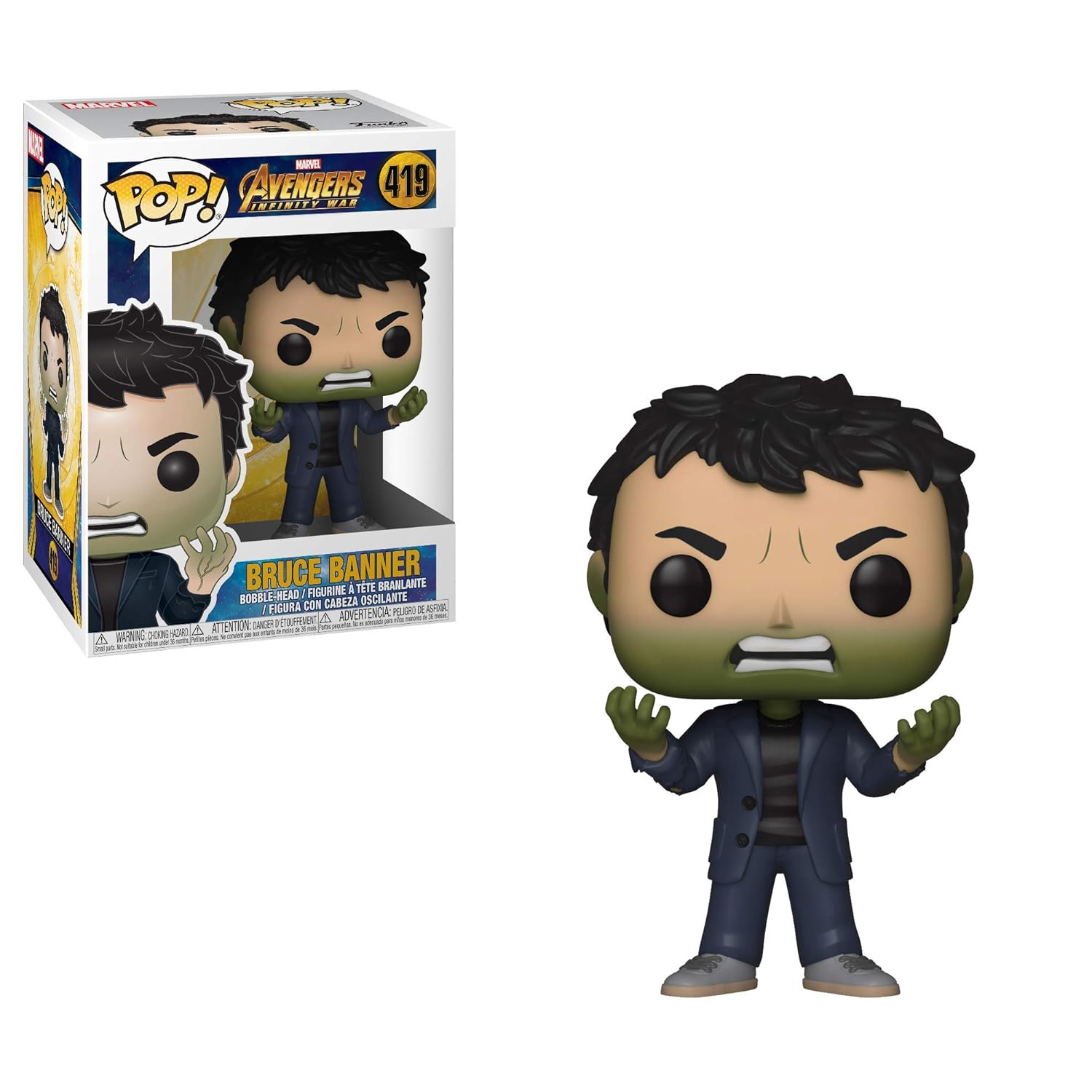muñecos cabezones de avengers
