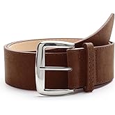 XMQBIEE Women Wide Chunky Belts for Jeans Pants Dresses, Thick Black Brown Leather with Gold Silver Buckle
