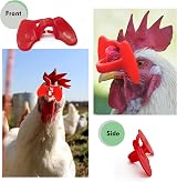 OHYER 50pk Chicken Glasses Pheasant Pinless Peepers Poultry Blinder Anti Peck view 7