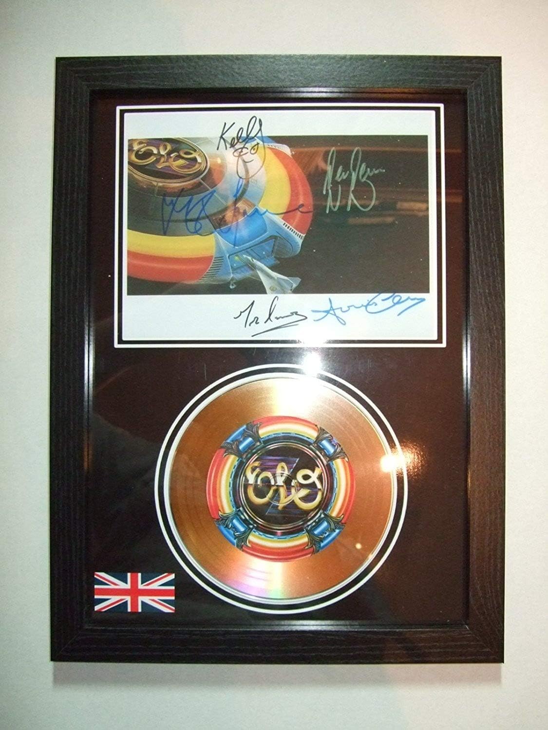 elo signed gold disc