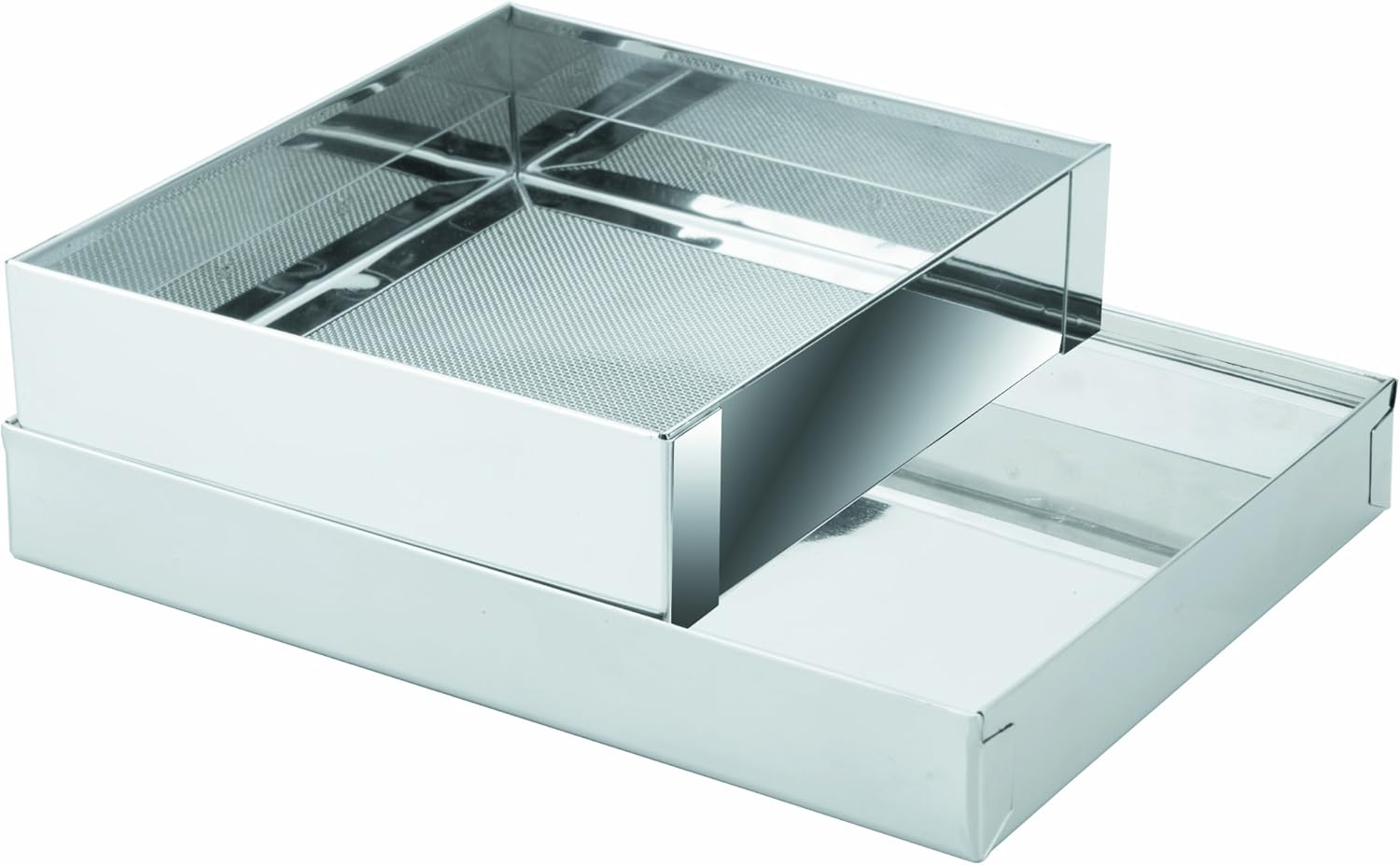 Harinero In Acciaio Inox Ibili 25x20x25 Cm | Per Infarinare Pesce, Carne E Dolci | Pratico E Facile Da Usare