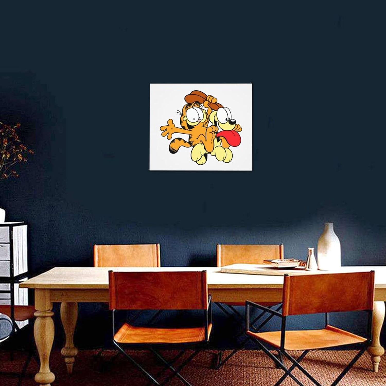 Amazon 人気 潮流 ガーフィールド Garfield 3 縁のない装飾画 ファッション 背景絵画 キャンバス絵画 売れ行きがよい 玄関に飾る 風景画 完成品 部屋飾り 壁ポスター サイズ50 60 Cm モダンアート 装飾画 置物 オブジェ オンライン通販