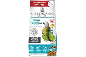 Tropican Lifetime Formula Granules for Parrots - 1.8 kg (4 lb)