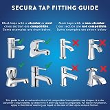 Croydex Secura Shower Head and Hose 1750mm, Push On Tap Attachment view 4