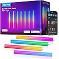 Govee Glide RGBIC Wall Lights, Music Wall Lights Works with Alexa and Google Assistant, Smart LED Light Bars for Bedroom, Living Room, Gaming Room, Party, Music Sync, 7 Panels Set (2 Sections/Panel)