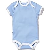 Nanit Sleep Wear Short Sleeve Bodysuit - 3M, Cornflower Blue
