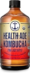 Health Ade, Kombucha Apple Pink Lady 16Fz Organic, 16 Fl Oz
