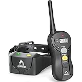 PATPET Dog Training Collar Rechargeable Dog Shock Collar with Beep, Vibration and Shock Training Modes, Adjustable Shock Leve