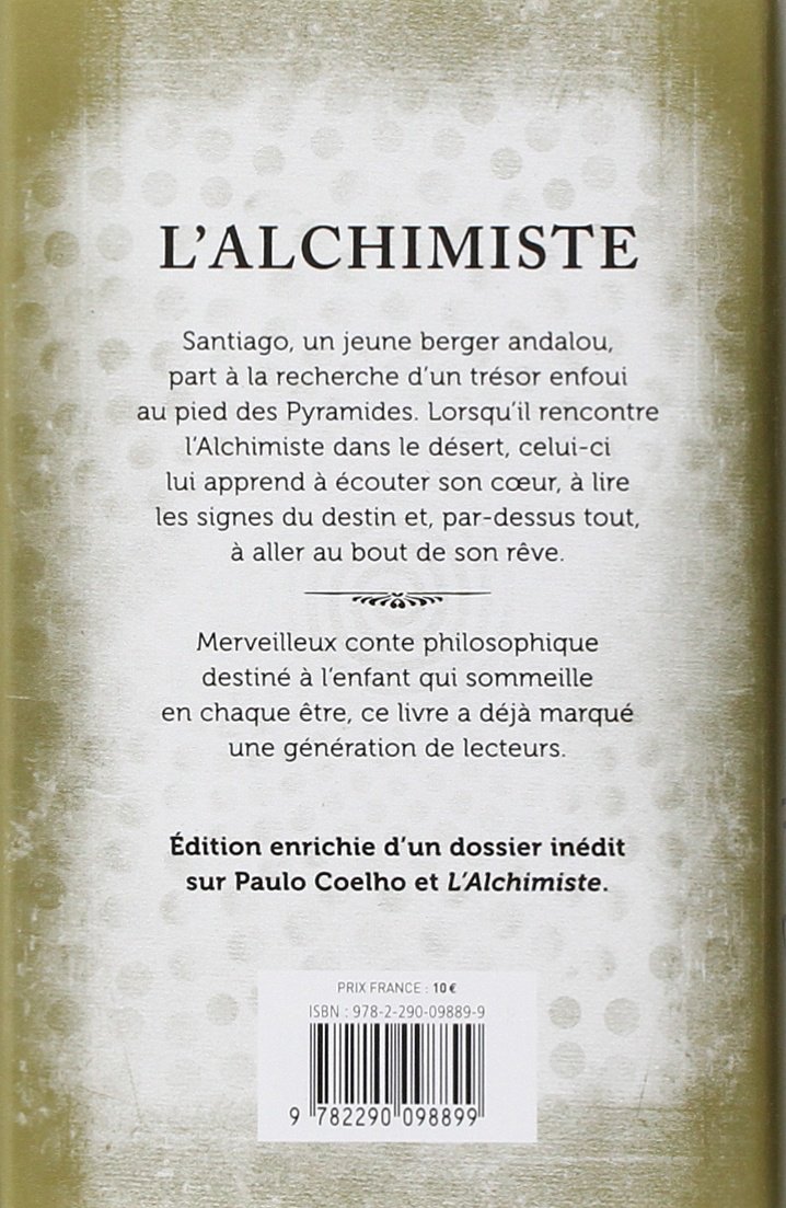 Amazon Fr L Alchimiste 25e Anniversaire Paulo Coelho Marchand Sauvagnargues Francoise Livres