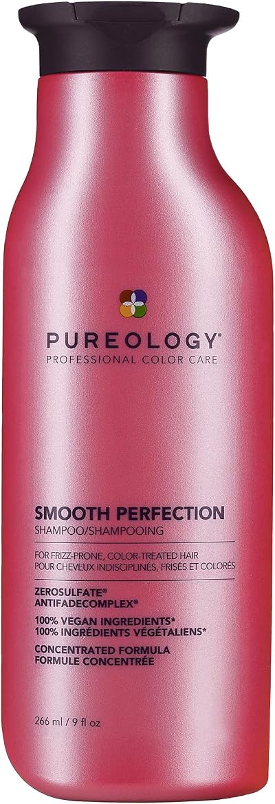 Pureology Smooth Perfection Shampoo Frizz Prone Colour Treated Hair Vegan