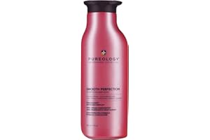 Pureology Smooth Perfection Shampoo - For Frizzy and Color Treated Hair, Smooths Hair & Controls Frizz, Sulfate-Free & Vegan