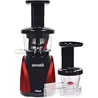 Tribest SW-2000 Slowstar, Vertical Slow Juicer and Mincer, Cold Press Masticating Juice Extractor
