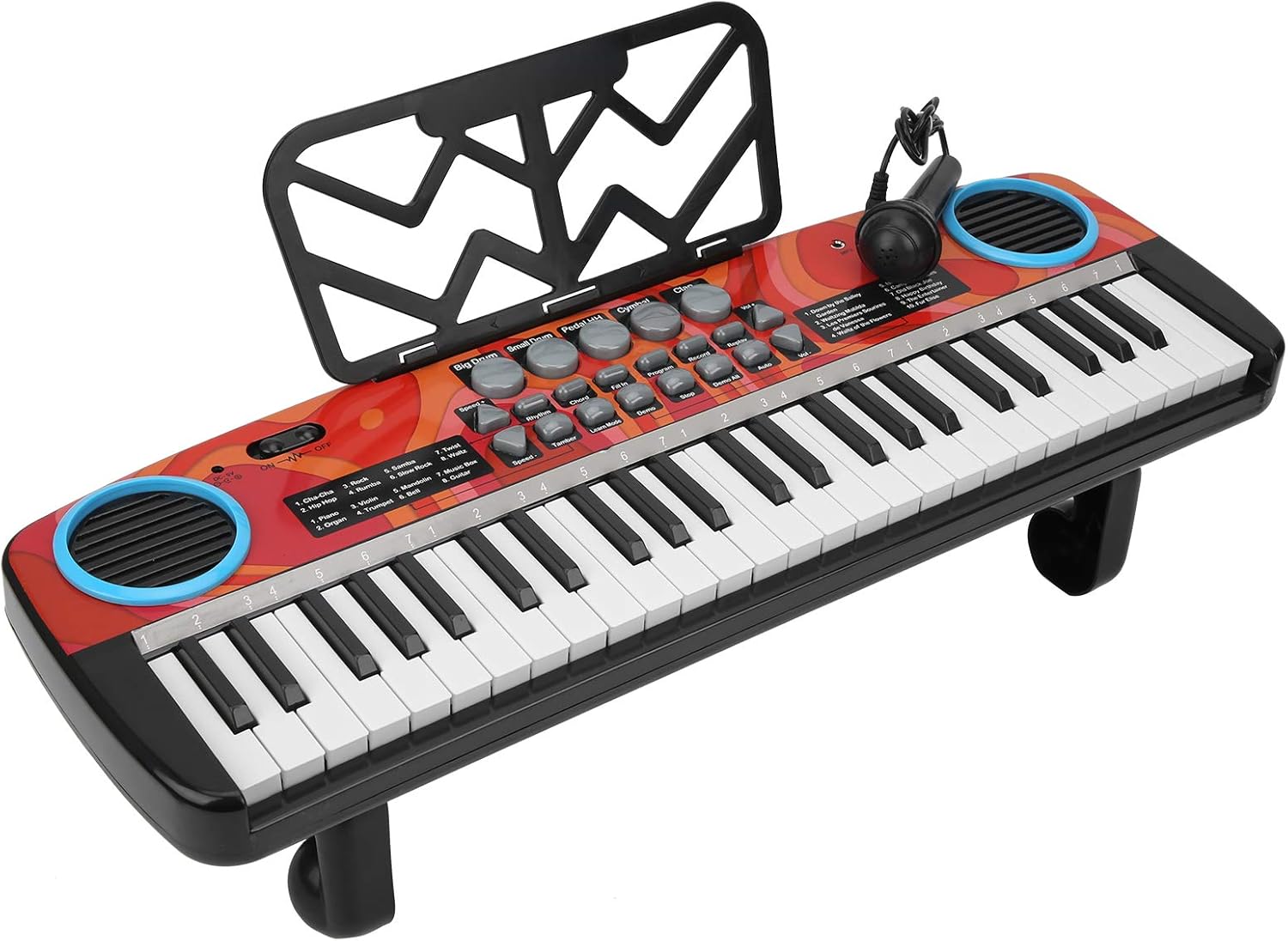 Kids Piano Keyboard, 49 Keys MultiFunction Musical Instrument Piano