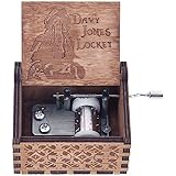 Boîte à Musique En Bois Sculptée à La Main - Mécanique à Manivelle, Musique 'Tu Es Mon Air Soleil' - Cadeau Déco Vintage