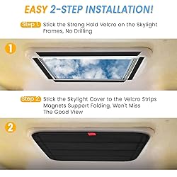 funomo Magnetic RV Window Shade, 16 ¼" (L) x 16