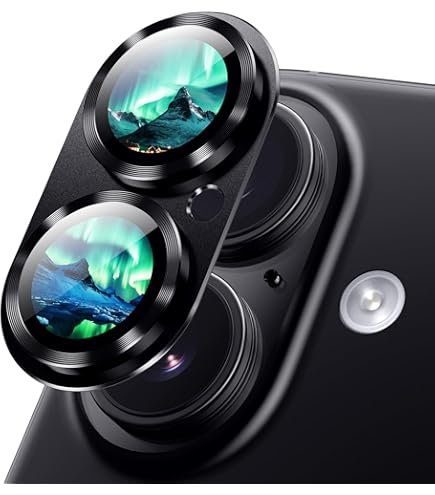 Korecase Camera Lens Protector For IPhone 16 & 16 Plus - Navy Blue Tempered Glass Cover