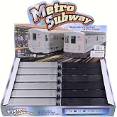 Box of 12 New York City Metro Subway, Gray - Showcasts 2233DNY - 7" Scale Diecast Model Trains