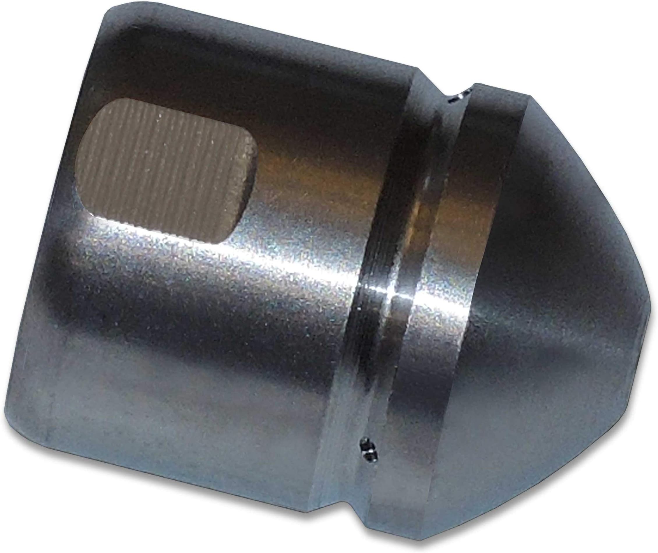 Sewer Jetter Nozzle - for Your 2.9 to 4.2 GPM Gas Pressure Washer and 1/4 in x 4,400 PSI Sewer Jetter Hose - Slippery Tip Profile with Custom #5.4 Orifice Size