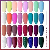 JODSONE Gel Nail Polish Set with Lamp Starter Kit 32 Colors UV LED Nail Kit view 8