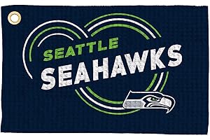 Northwest NFL Golf Towel – Official Licensed Microfiber Waffle Fabric, Absorbent 16x25 in Club Cleaning Accessory