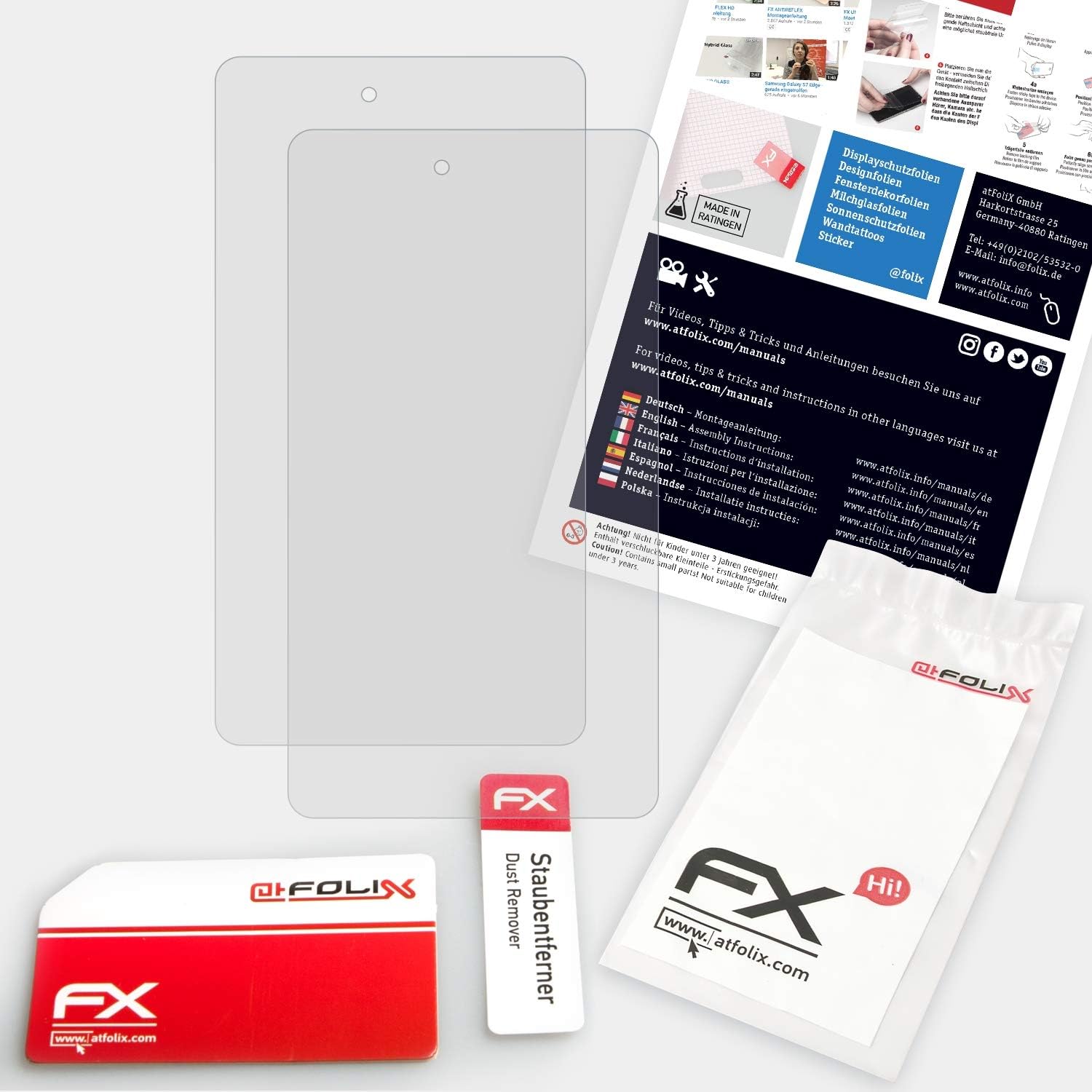 atFoliX Screen Protector compatible with Medion E6912 E-Tab MD99851 Screen Protection Film - Image 3