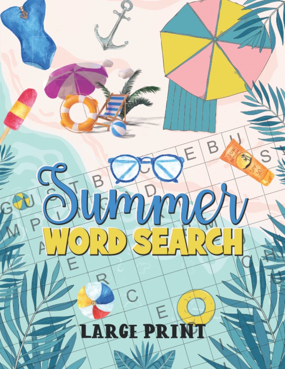 amazon com summer word search large print fun summer word search puzzle book for adults and seniors to keep brain active with beautiful and positive words brain activities for mind relaxation 9798828013982