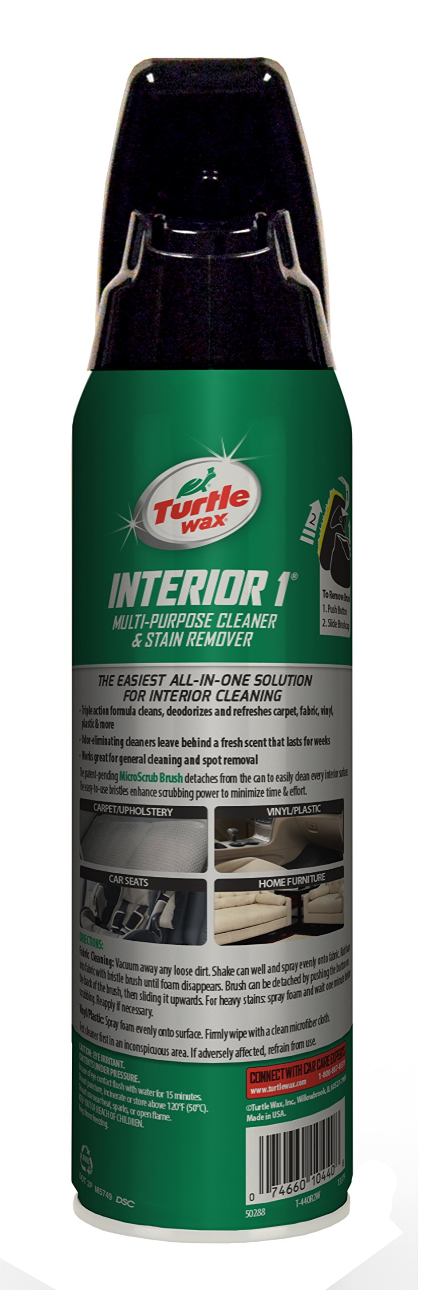 Turtle Wax T440R2W OXY Interior 1 MultiPurpose Cleaner and Stain