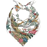 ANSGSD Head Scarf Hair Neck Scarves for Women Fashion Silk Satin Purse Bag Scarfs Handbags Bandana Neckerchief