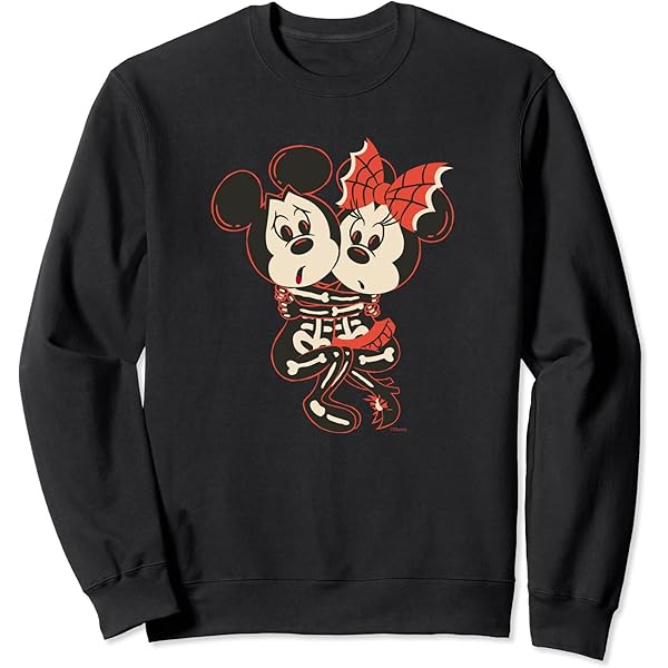 MICKEY Minnie ディズニーヴィンテージアメリカハロウィンスウェット Amazon.com: Disney 100 Mickey Mouse Halloween Classic Skeleton