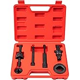 Siapupy Pulley Puller Installer Kit, Power Steering Pump Pulley Removal Tool for Multi-Vehicle, Fits F/or/d, G/M, V/W and Ch/RYS/ler, Works with Steering Wheel Puller Kit for Power Steering Tasks
