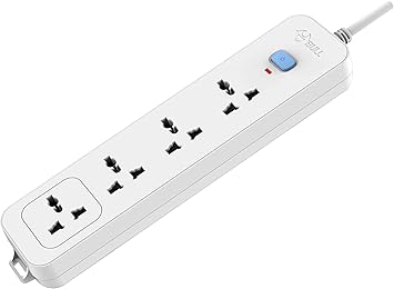 Gongniu (Formerly Bull) Extension Board; 4 Socket, 1 Switch, 5 M Wire