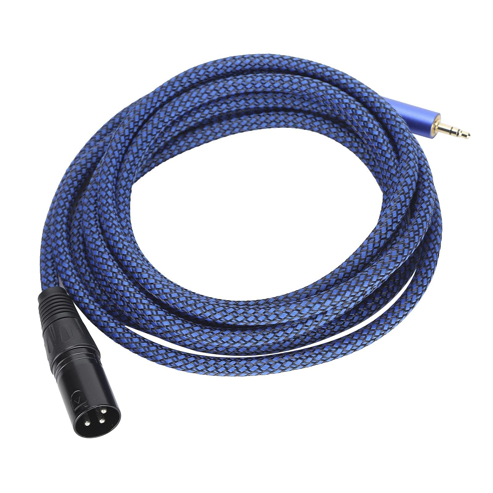Agatige Microphone Connection Cord, XLR Male to 3.5mm (1/8 inch) Male Jack Balanced Signal Cable XLR to 1/8inch Microphone Connection Cord Microphone Cable Balanced Signal Cable (JD6045-3M)