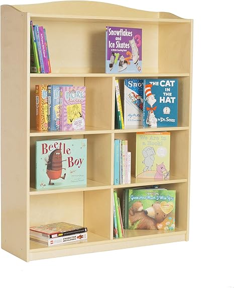 Amazon Com Guidecraft 5 Shelf Bookshelf Storage Book Rack For Kids Playroom School Supply Furniture For Classrooms And Home Home Kitchen