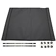 Blue Streak Wheelchair 18 inch seat,Wheelchair Replacement seat,18x16inch,Nylon Seat Upholstery,Wheelchair Replacement Parts, with Hardware, STDS3J2418.Suitable for K1/K2 wheelchairs(1Ea,Black)