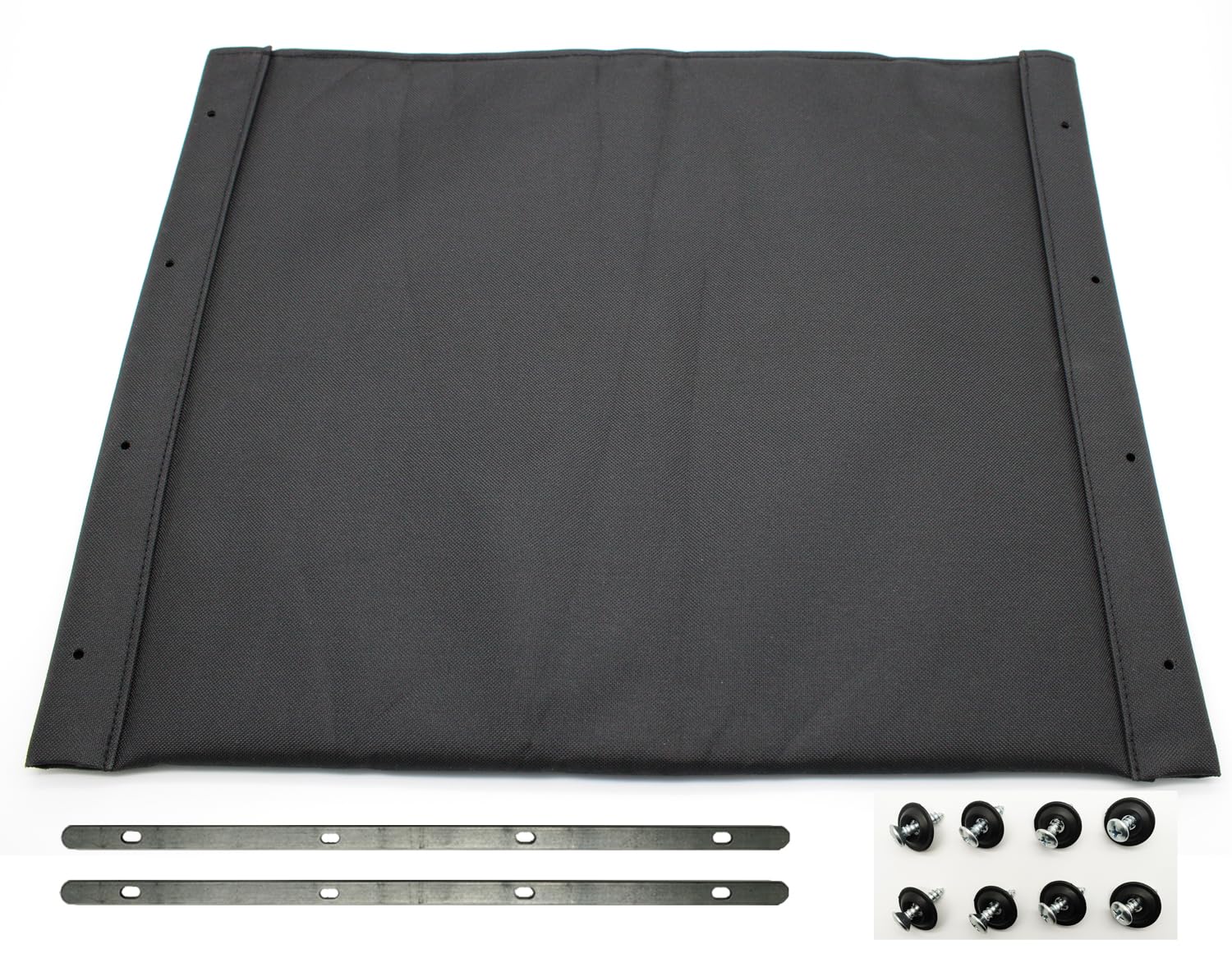Photo 1 of Blue Streak Wheelchair 18 Inch Seat Replacement, 18x16 Inch Nylon Upholstery, Replacement Parts With Hardware, STDS3J2418, Suitable for K1/K2 Wheelchairs (1Ea, Black)