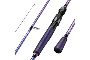 KastKing Royale Legend Pro Technique Bass Fishing Rods, KastFlex IM7 Graphite Blanks, Fuji FazLite Guides, SlipLock Technology Handles, PTS Power Transition System, Custom Foregrip and Hook Keeper