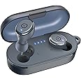 TOZO T10 (Classic Edition) Bluetooth 5.3 Wireless Earbuds with Wireless Charging Case IPX8 Waterproof Stereo Headphones in Ear Built in Mic Headset Premium Sound with Deep Bass, 32 Preset EQs via APP