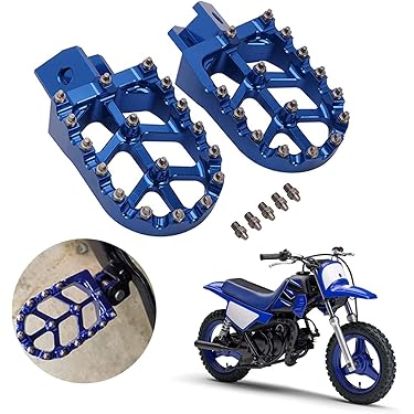 ForgUe Motocicletas Reposapiés para Y&AMAHA Pw50 1981-2021 Pw80