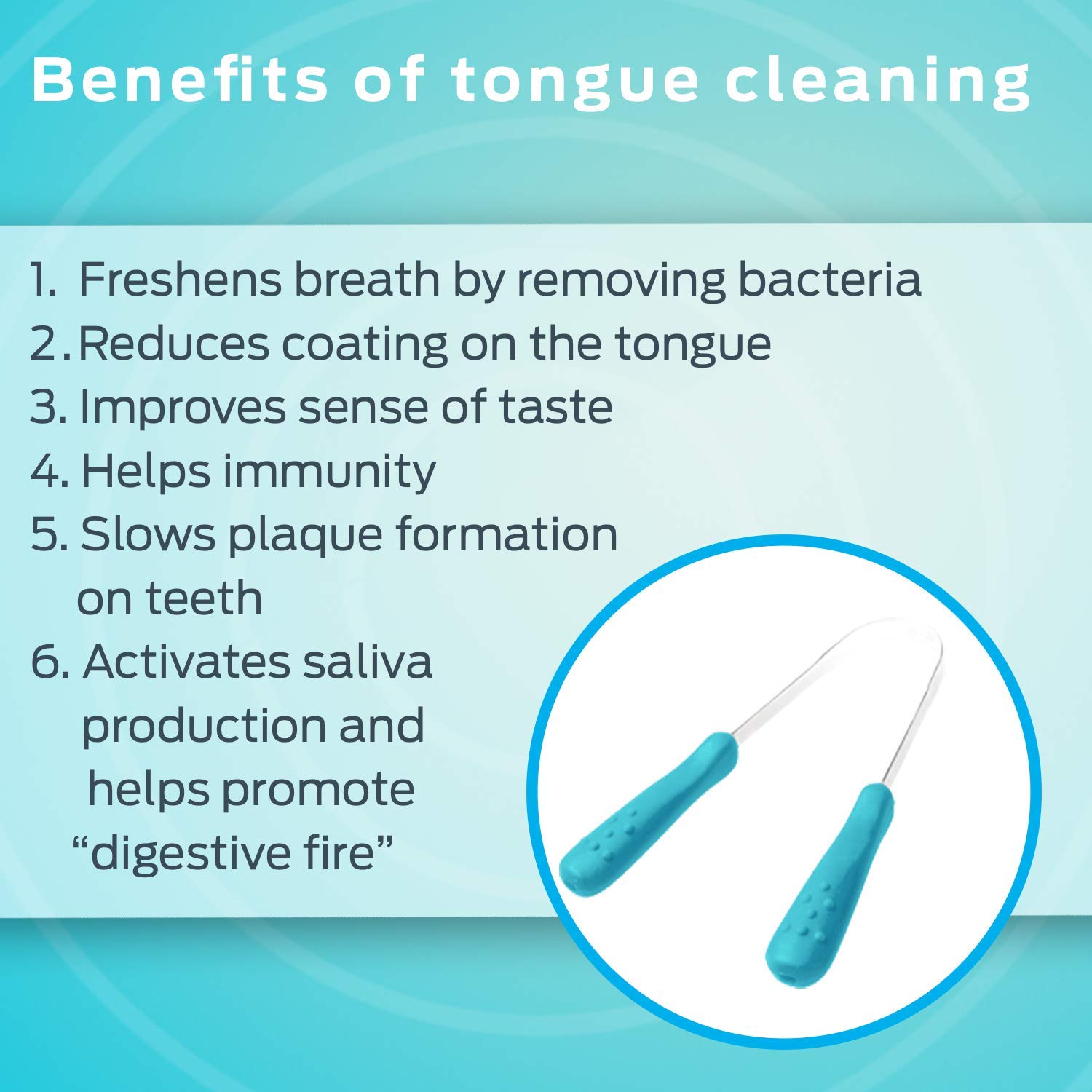 DrTung's Tongue Cleaner, Stainless Steel Tongue Scraper (colors may vary) : Tongue Scraper : Industrial & Scientific