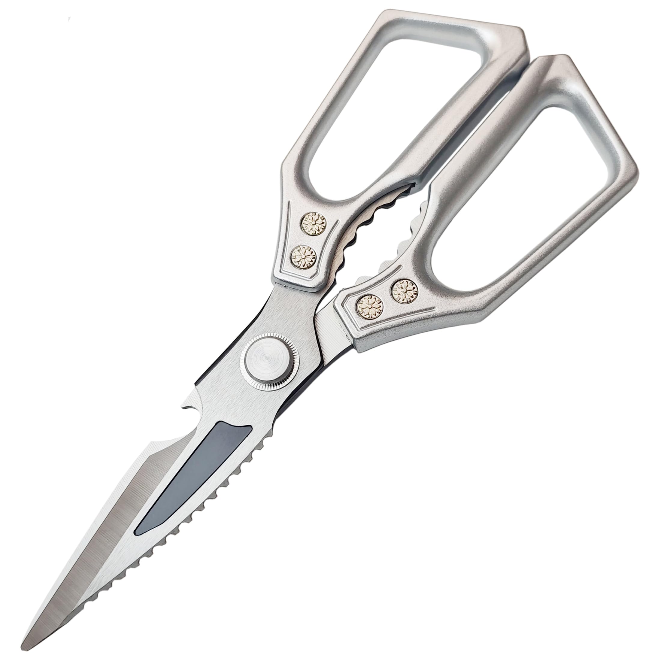 Photo 1 of **USED** TUOLEWE Heavy Duty Kitchen Scissors - 3.0mm Thickened Professional Stainless Steel Blades, All-Purpose Dishwasher Safe Meat & Poultry Shears for Cutting Chicken Bones, Food Prep