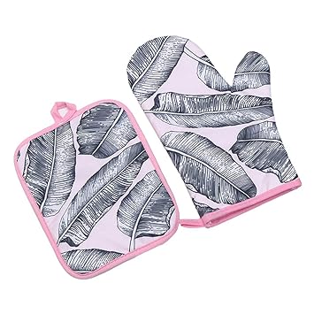 wentingZWT ZWT Fitness - Guantes Dorados para Cocina o microondas ...