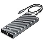 UGREEN 10 in 1 USB C Docking Station Dual 4K Monitor, Revodok USBC Hub with 2 HDMI, USB A&C 3.2 Ports, SD/TF Card Reader, PD 100W Charging, USB C Dock with 1Gbps Ethernet for Dell, HP, XPS and More