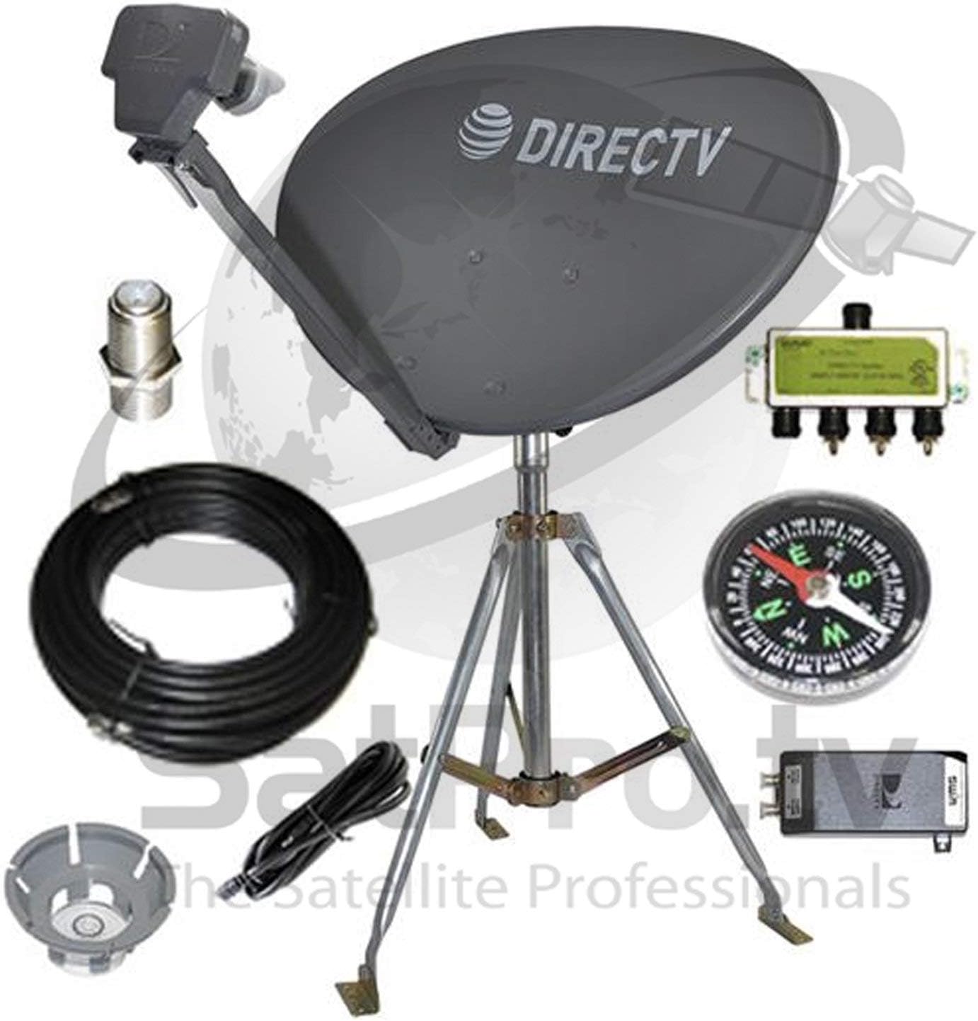 Directv HD SWM3 Portable Satellite RV System. Car Electronics