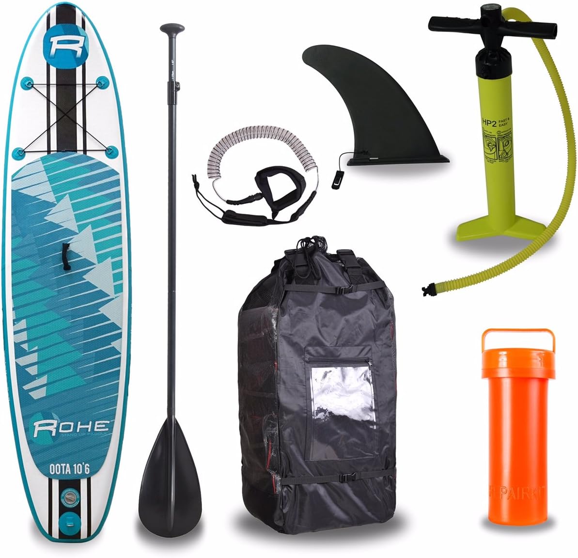 ROHE Pack Paddle Gonflable Oota - 320x76x15cm - Avec accessoires