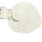 Homipooty Nonpareils Sprinkles Edible White Pearl Sugar sprinkles 110g/3.88oz 2mm Mini White Pearls Baking Cakes Cupcake Topper and Cake Decorations for Valentines Day Halloween Christmas